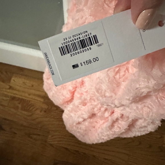 Janie and Jack Light Pink Floral Dress from the special occasion line. - Picture 4 of 10